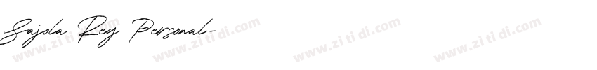 Sajola Reg Personal字体转换